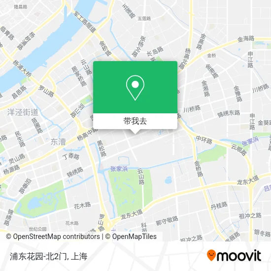 浦东花园-北2门地图