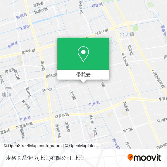 麦格关系企业(上海)有限公司地图