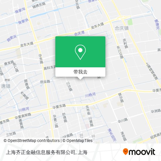 上海齐正金融信息服务有限公司地图