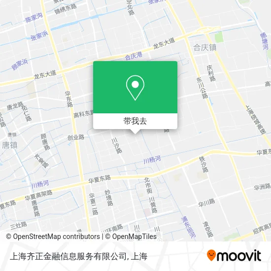 上海齐正金融信息服务有限公司地图
