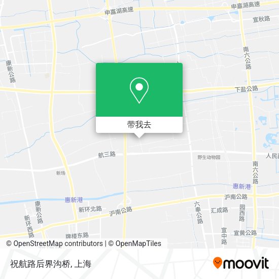 祝航路后界沟桥地图