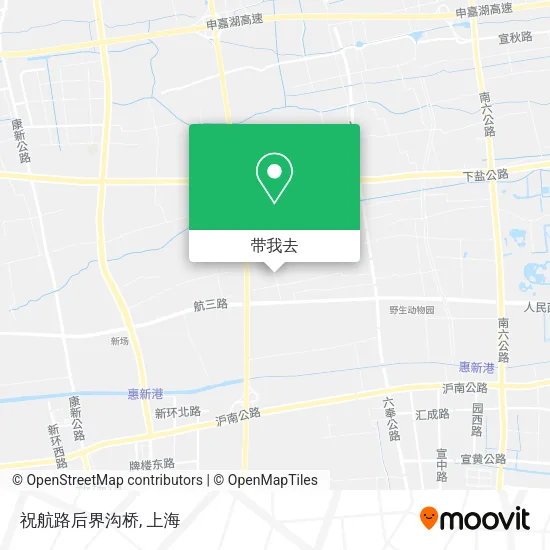 祝航路后界沟桥地图