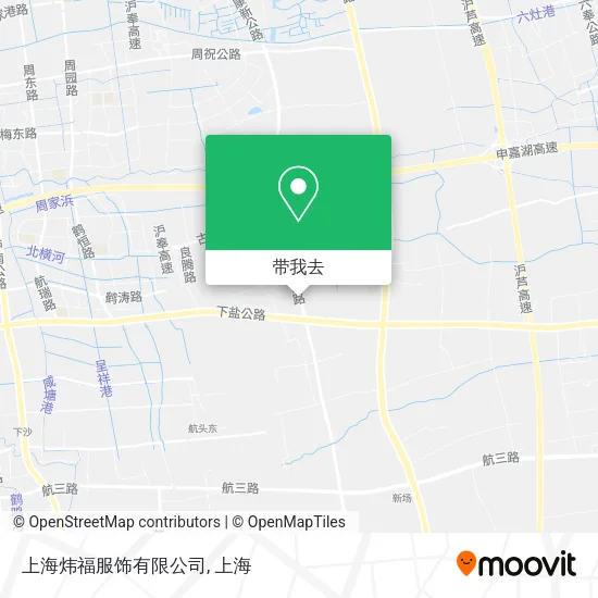 上海炜福服饰有限公司地图