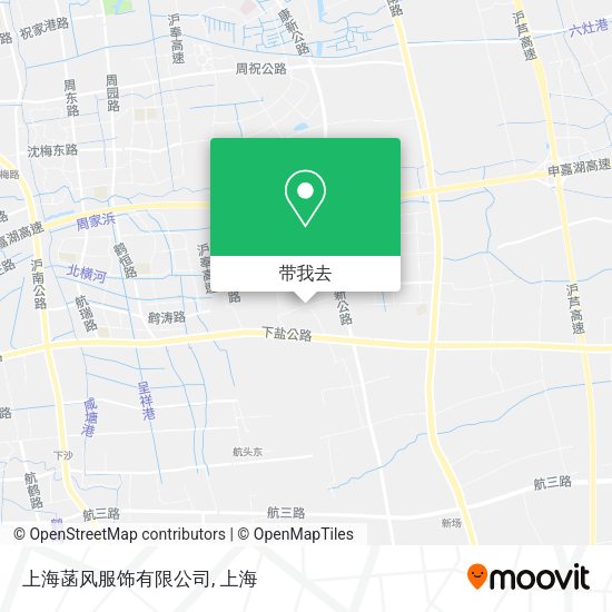 上海菡风服饰有限公司地图