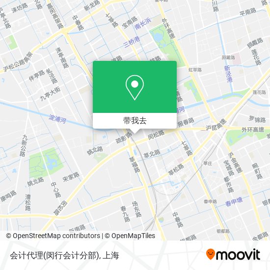 会计代理(闵行会计分部)地图