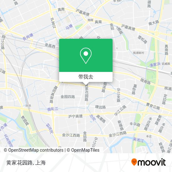 黄家花园路地图