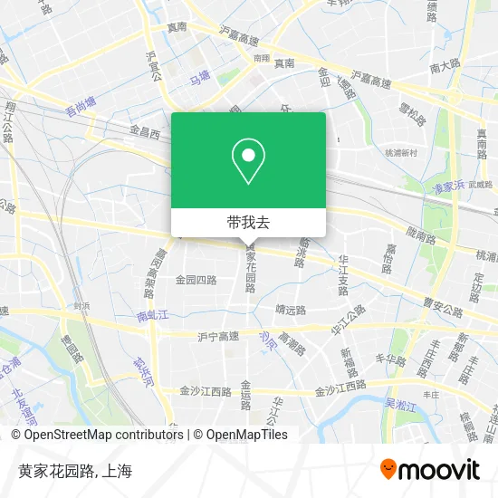 黄家花园路地图
