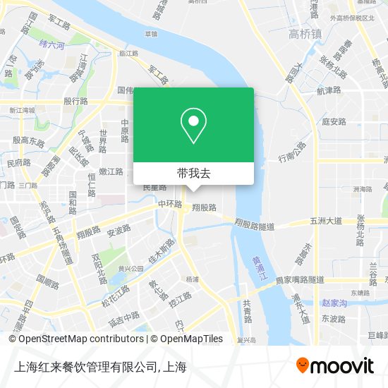 上海红来餐饮管理有限公司地图