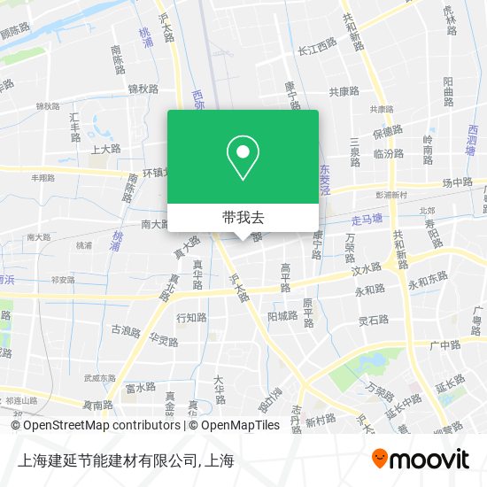 上海建延节能建材有限公司地图