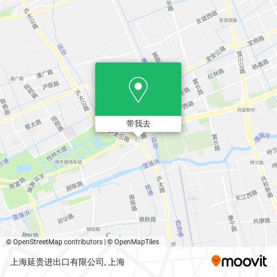 上海延贵进出口有限公司地图
