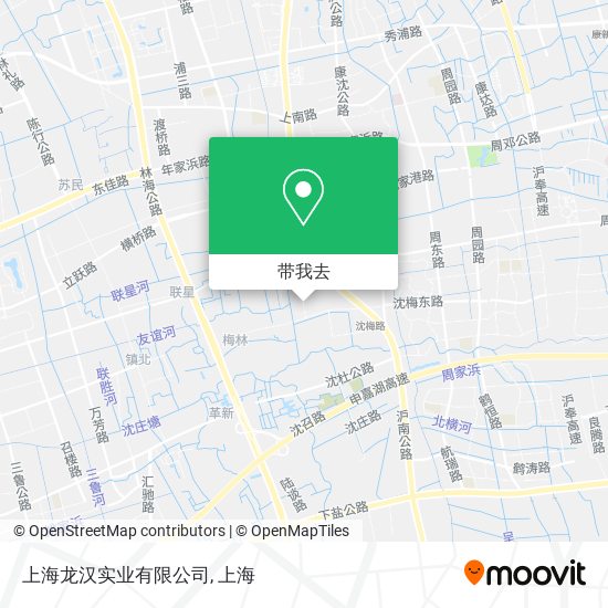 上海龙汉实业有限公司地图