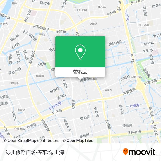 绿川假期广场-停车场地图