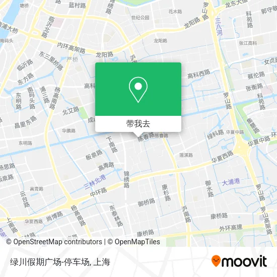 绿川假期广场-停车场地图