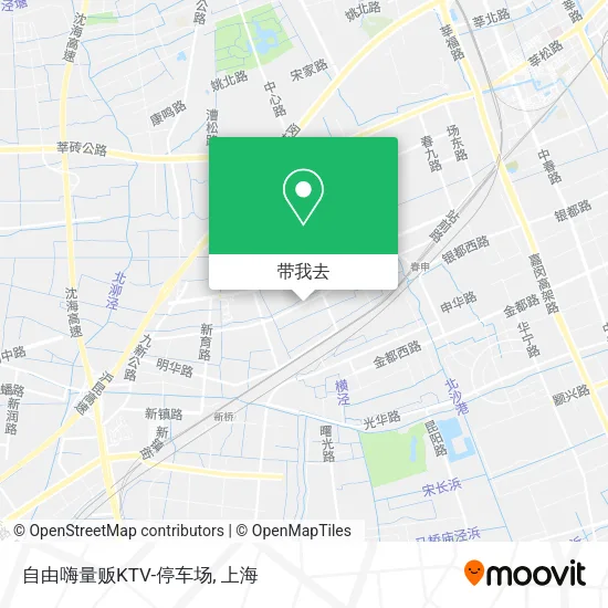 自由嗨量贩KTV-停车场地图