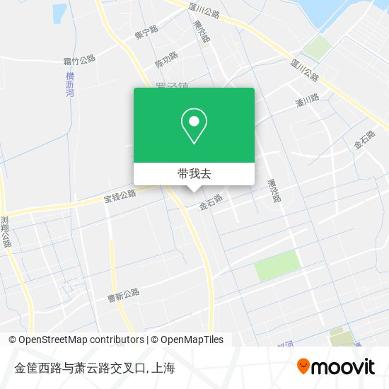 金筐西路与萧云路交叉口地图