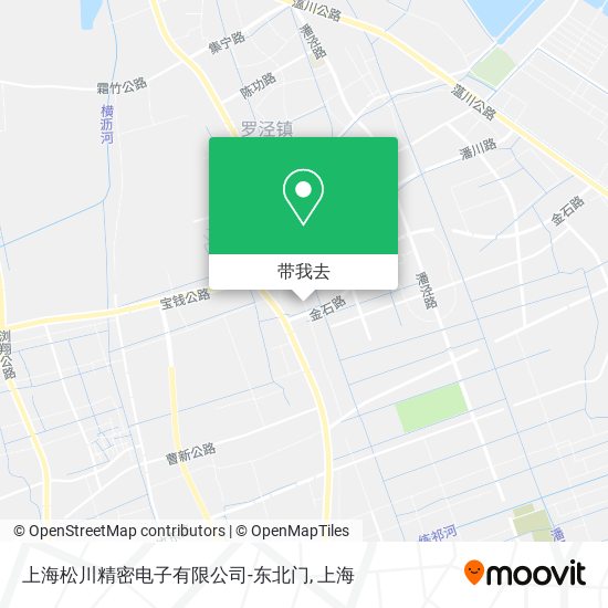 上海松川精密电子有限公司-东北门地图