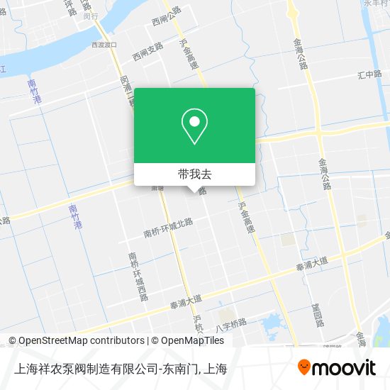 上海祥农泵阀制造有限公司-东南门地图