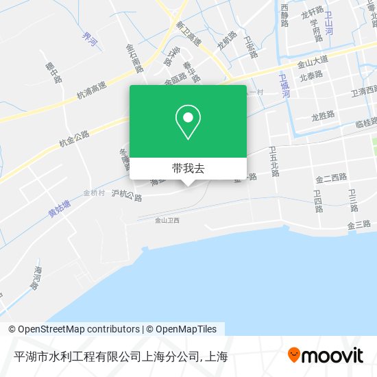 平湖市水利工程有限公司上海分公司地图