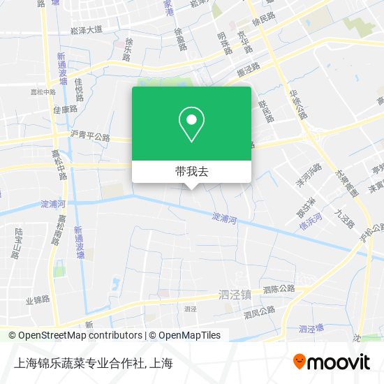 上海锦乐蔬菜专业合作社地图