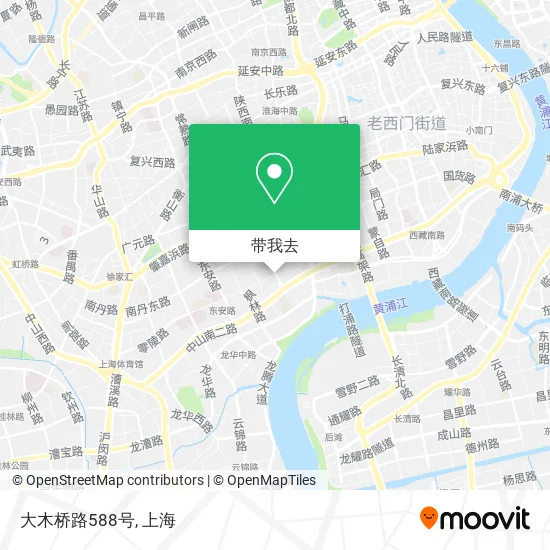 大木桥路588号地图