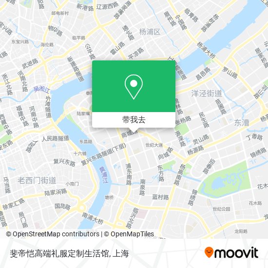 斐帝恺高端礼服定制生活馆地图