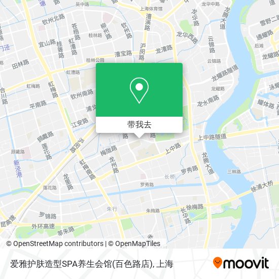 爱雅护肤造型SPA养生会馆(百色路店)地图