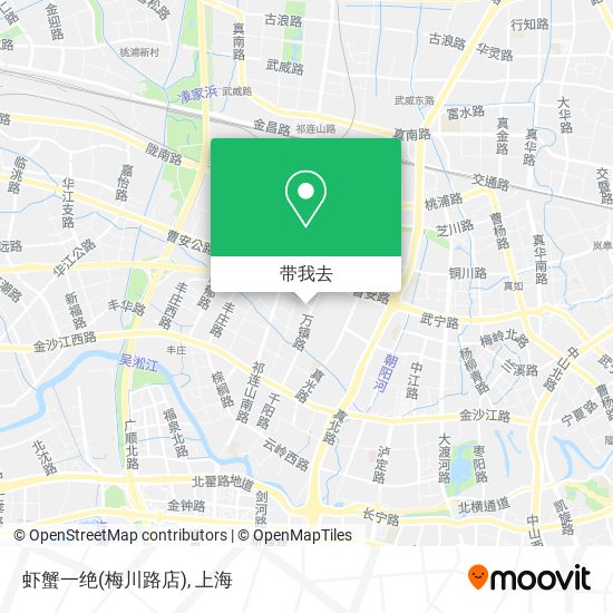 虾蟹一绝(梅川路店)地图