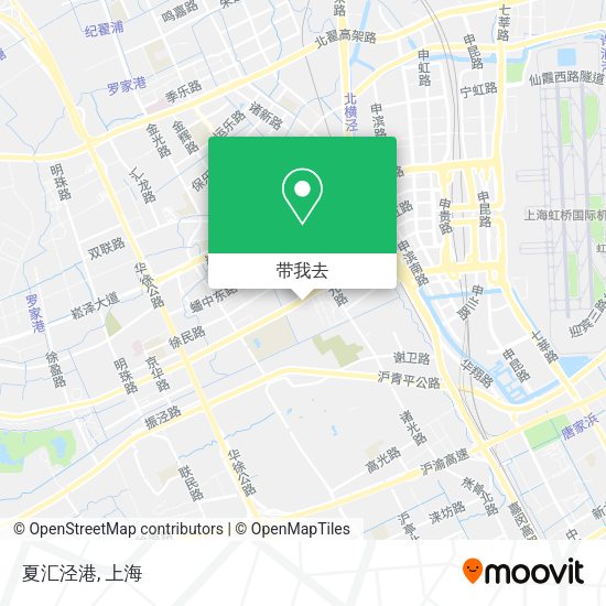 夏汇泾港地图