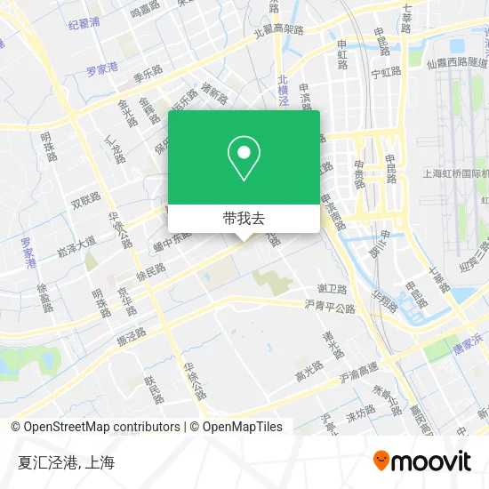 夏汇泾港地图