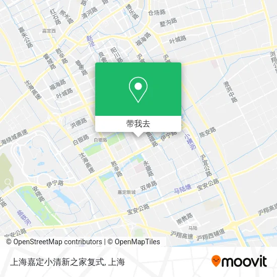 上海嘉定小清新之家复式地图