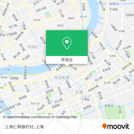 上海仁和旅行社地图