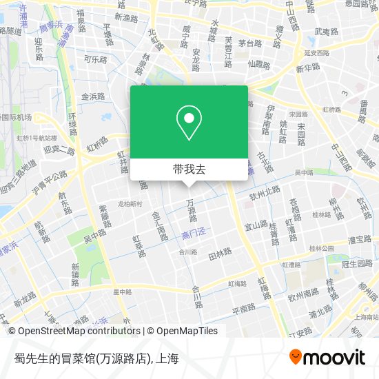 蜀先生的冒菜馆(万源路店)地图