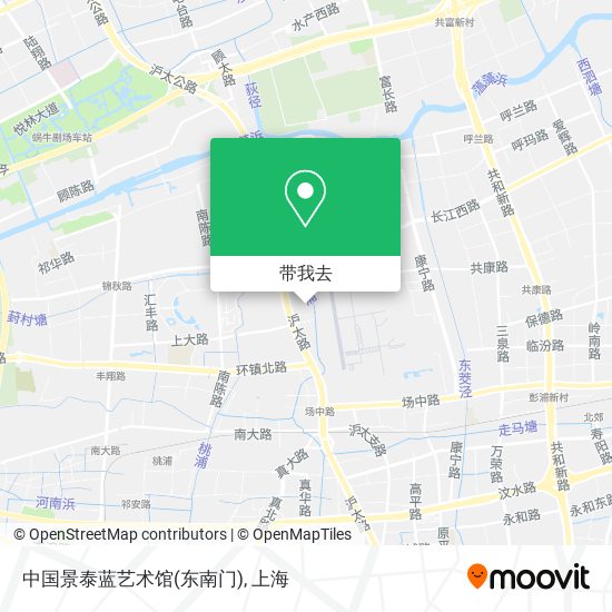 中国景泰蓝艺术馆(东南门)地图