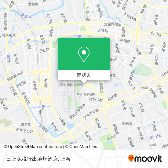 日上免税行出境烟酒店地图