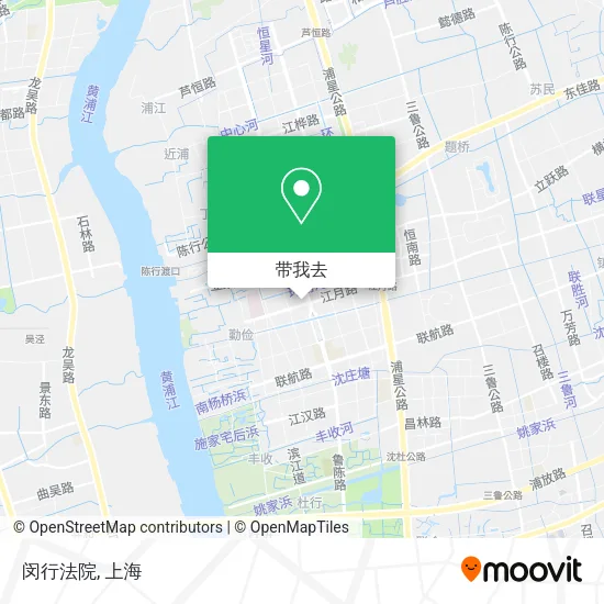 闵行法院地图