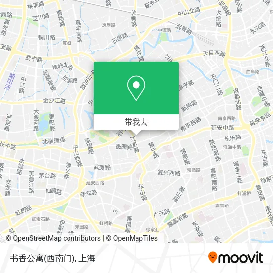 书香公寓(西南门)地图