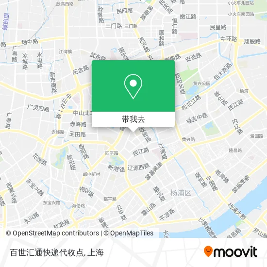 百世汇通快递代收点地图