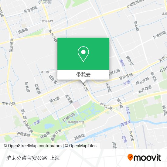 沪太公路宝安公路地图