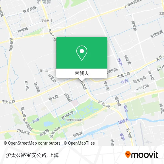 沪太公路宝安公路地图