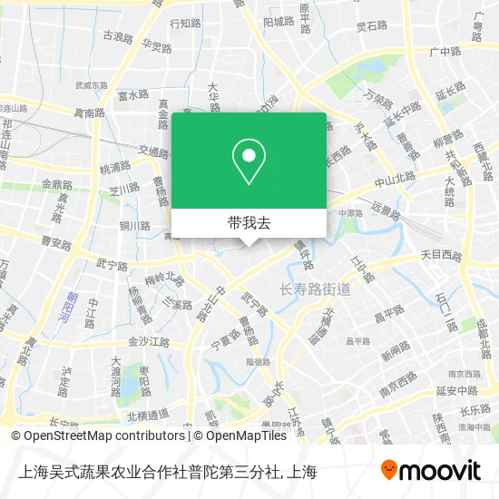 上海吴式蔬果农业合作社普陀第三分社地图