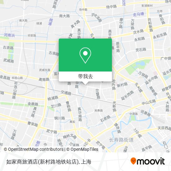 如家商旅酒店(新村路地铁站店)地图