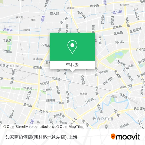 如家商旅酒店(新村路地铁站店)地图