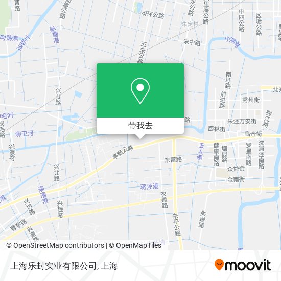 上海乐封实业有限公司地图