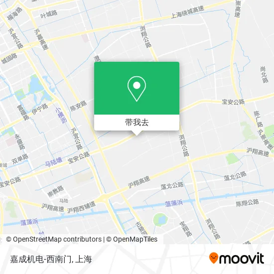 嘉成机电-西南门地图