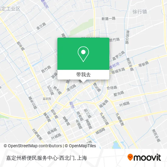 嘉定州桥便民服务中心-西北门地图