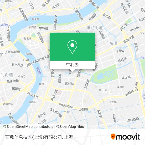 西数信息技术(上海)有限公司地图