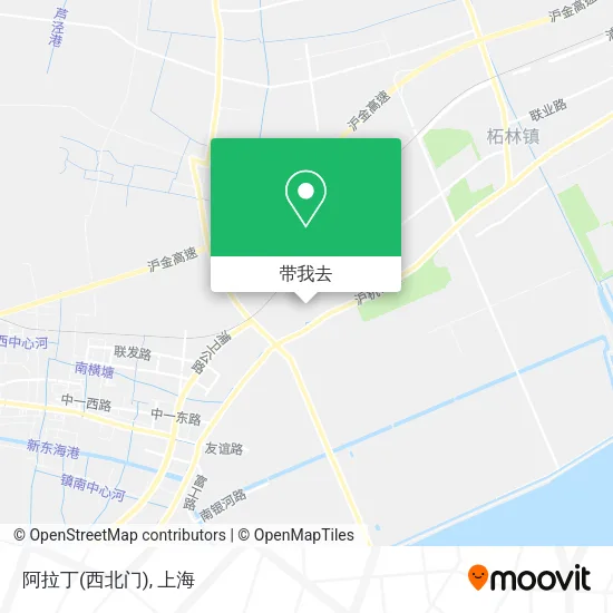阿拉丁(西北门)地图
