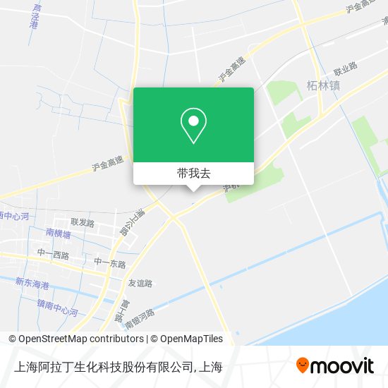 上海阿拉丁生化科技股份有限公司地图