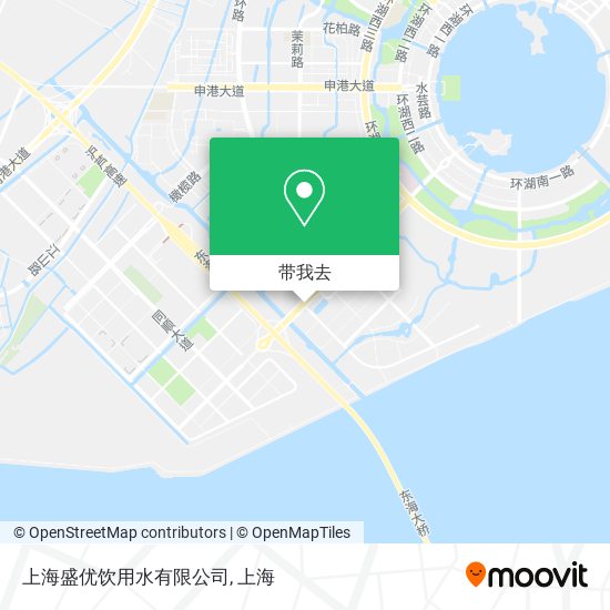 上海盛优饮用水有限公司地图
