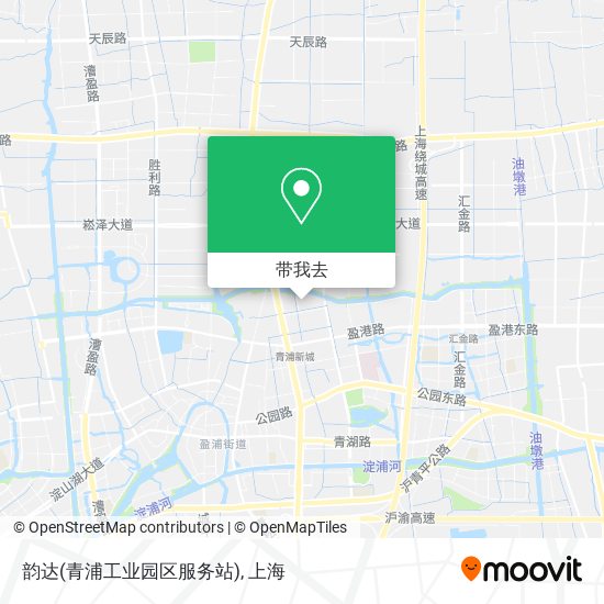 韵达(青浦工业园区服务站)地图